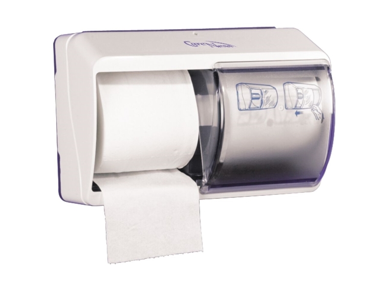 Dispenser, ABENA, 17,5x25,5x17,5cm, hvid, plast