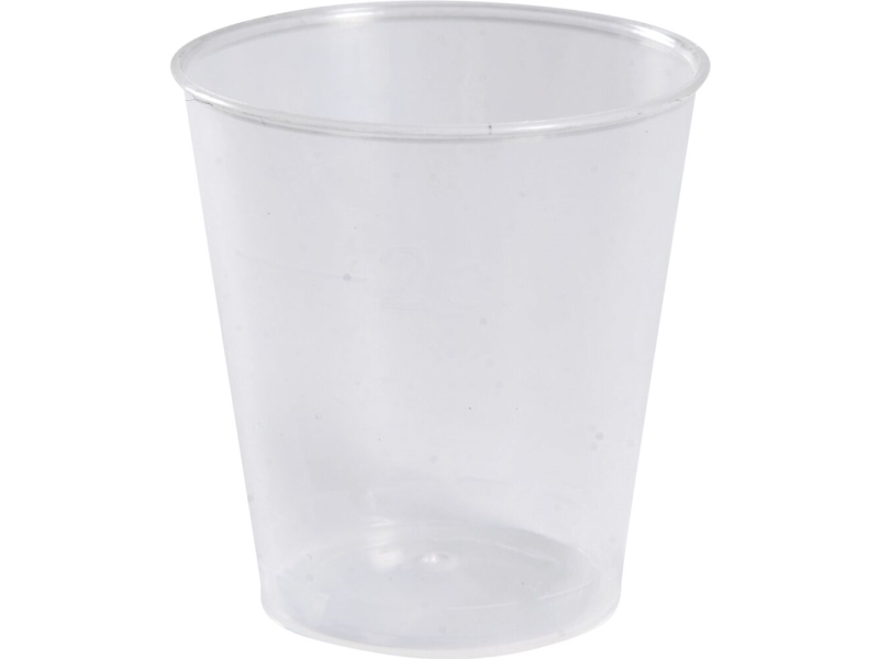 Återanvändbara shotglas, ABENA Gastro, 4cm, Ø3,7cm, 2 cl, 3 cl, klara - (50 st.) | Catering - Engångsservis - Glas | GameStuff