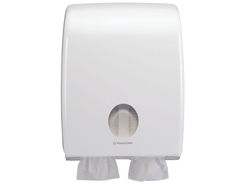 Dispenser, Kimberly-Clark Aquarius, Midi, 14,7x31,7x40,7cm, hvid, plast