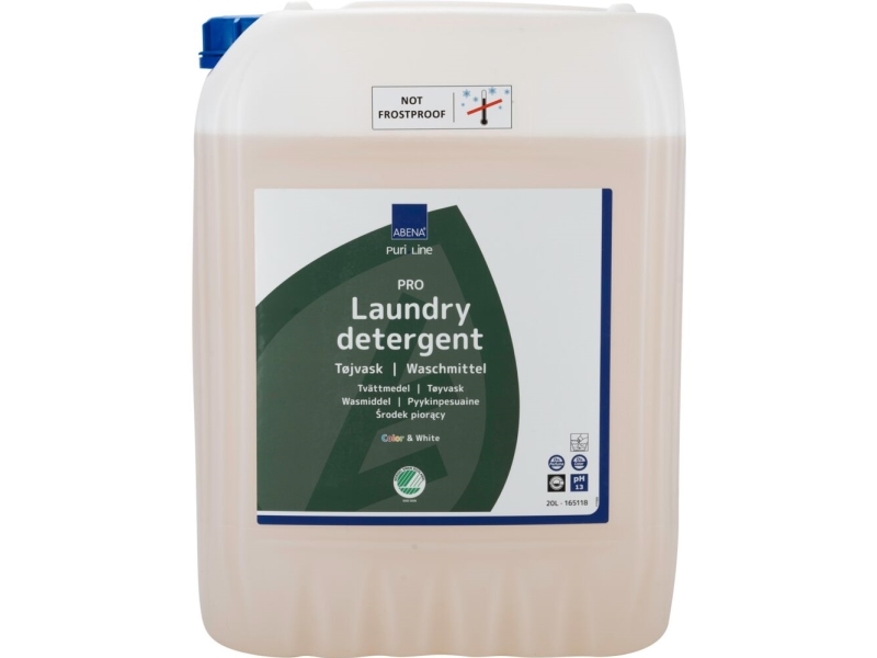 Tøjvask, Abena Puri-Line, 20 L, Pro, Kulørt Og Hvidt