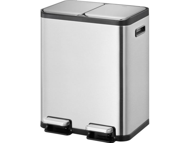Treteimer, Eko Casa, Stahlmatte, 2-Raum