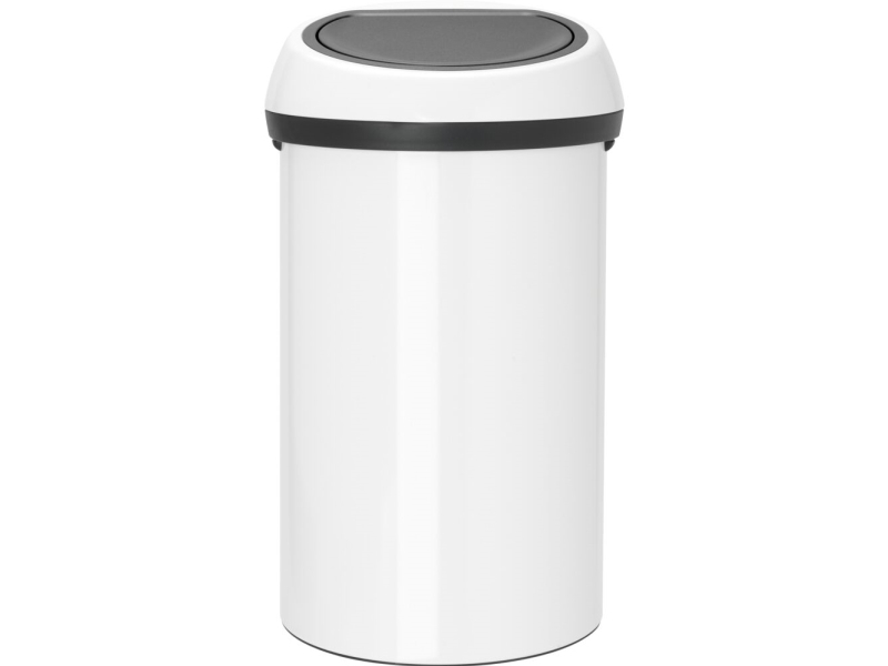 Brabantia 108686 Touch Bin, 60 L - Vit | Köksutrustning - Hushålls tillbehör - Sopsortering | GameStuff