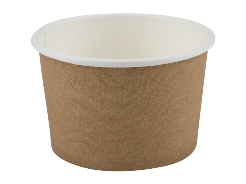 Bägare, ABENA Gastro, 4,5cm, Ø7,3cm, 120 ml, natur, kartong/PE - (20 st.) | Catering - Engångsservis - Bägare & Koppar | GameStuff