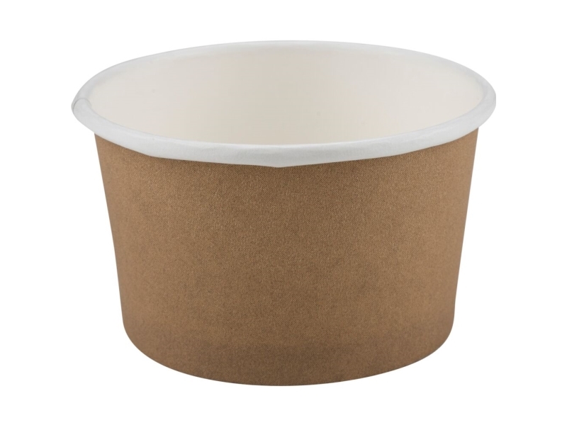 Bägare, ABENA Gastro, 4,6cm, Ø7,9cm, 140 ml, natur, kartong/PE - (20 st.) | Catering - Engångsservis - Bägare & Koppar | GameStuff