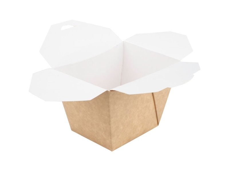 Take away -rasia, ABENA, 6,5x8x8,8cm, 450 ml, ruskea, kraft - (6 kpl)