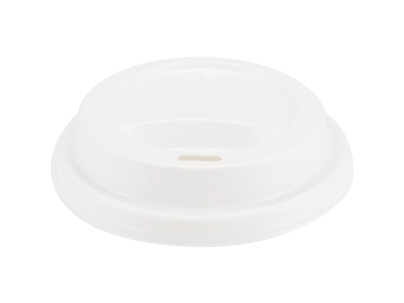 Drikkelåg, ABENA Gastro, 8x2,064cm, Ø8cm, hvid - (10 stk.)