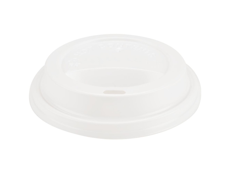 Drikkelåg, Abena Gastro, 9X1,9Cm, Ø9cm, Hvid - (10 Stk.)