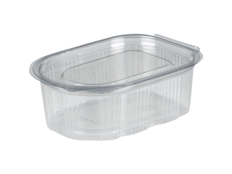 Portionsbæger, ABENA Cater-Line, 6x5,5x3cm, 50 ml, klar, RPET, 50 ml, med hængslet låg - (10 pakker x 100 stk.)