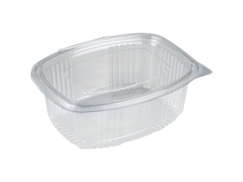 Salaattikuppi, ABENA Cater-Line, 13.2x9.5x4.1cm, 250 ml, kirkas, RPET - (6 kpl)