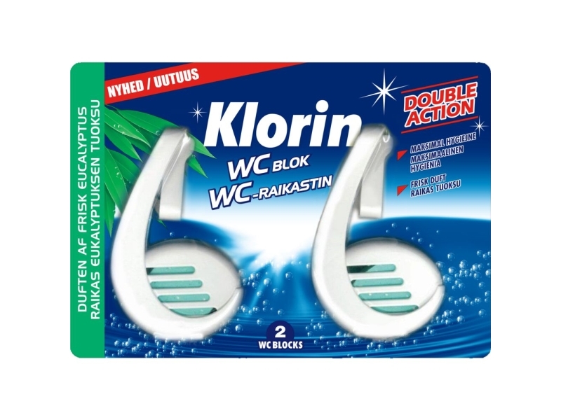 Toiletfrisker, Klorin, Med Klor, Farve Og Parfume
