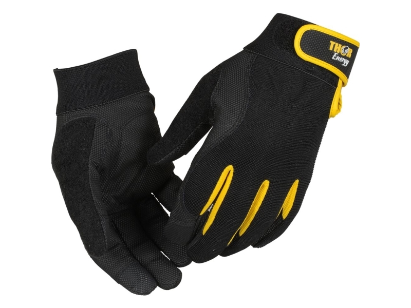 Arbeitshandschuh Thor Energy 11, Schwarz, Pu, Klettband
