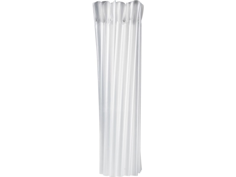 Sugerør med ske, ABENA Gastro, 21cm, Ø8mm, klar, PP - (10 stk.)