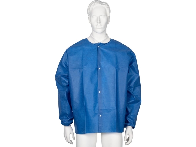 Varmejakke, ABENA, L, 75x63cm, mørkeblå, SMS, usteril - (4 stk.) | Kläder & Säkerhet - Arbetskläder - Vinterjacka | GameStuff