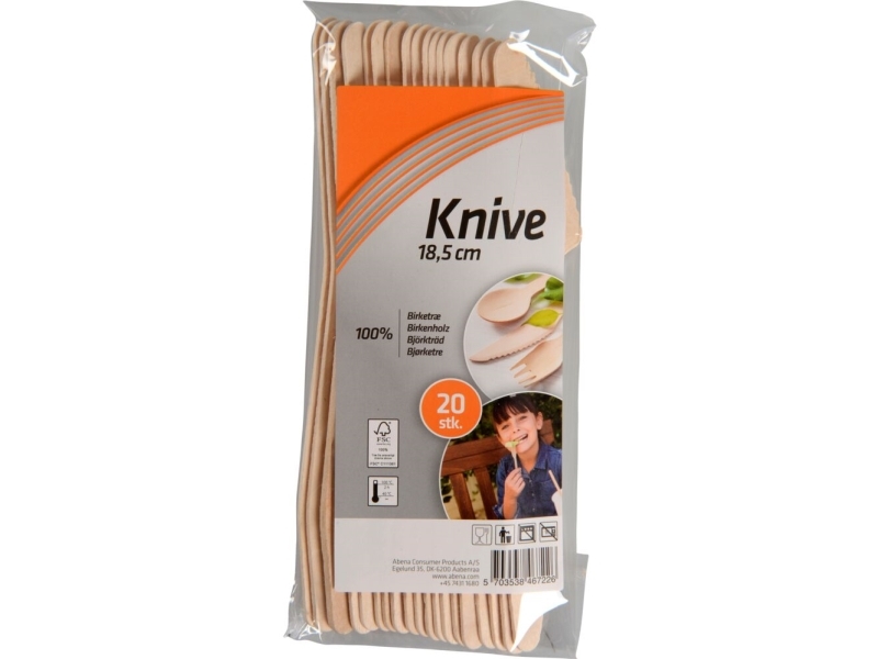 Kniv, Consumer, 18,5cm, natur - (34 stk.)