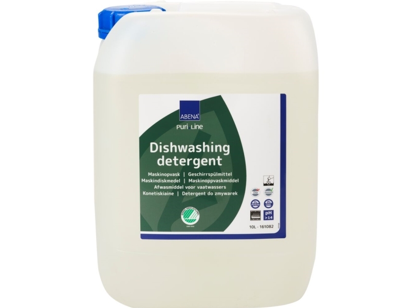 Maskinopvask, Abena Puri-Line, 10 L, Alusikker, Uden Klor, 10 Ltr. Dunk