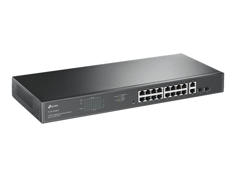 Tp-Link 18-Port Gigabit-Rackmount-Switch Mit 16 Poe+-Ports, Unmanaged, Gigabit Ethernet (10/100/1000), Vollduplex, Power Over Ethernet (Poe), Rack-Ei