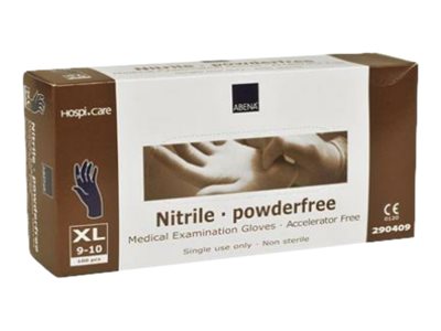 Lange Untersuchungshandschuhe Abena Excellent Xl Blau Nitril Puderfrei