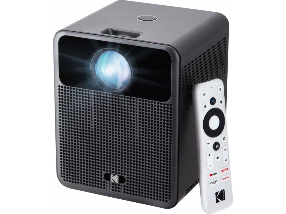 Projektor Kodak Kodak Flik Hd10 Projektor Rzutnik Led 1080P Android Tv Wi-Fi Bluetooth Chromecast / 200 Ansi / 150''+ Pilot