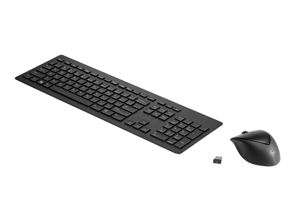 Hp Wireless Rechargeable 950Mk - Maus- Und Tastaturkit - Drahtlos - 2,4 Ghz - Uk - Für Elite Mobile Thin Client Mt645 G7 Elitebook 830 G6 Pro Mobile