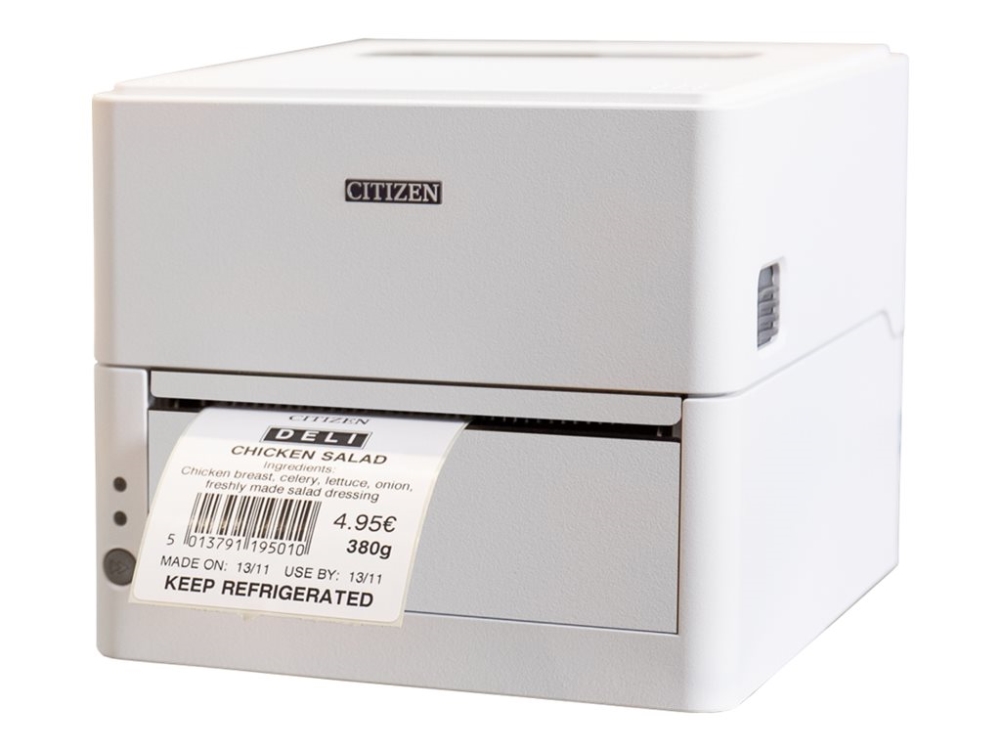 Citizen CL-H300SV - Etikettskrivare - direkt termisk - Rulle (12,7 cm) - 203 dpi - upp till 200 mm/sek - USB 2.0 - kritvit | Skrivare - Andra kontorsmaskiner - Matrix & Etikettskrivare | GameStuff