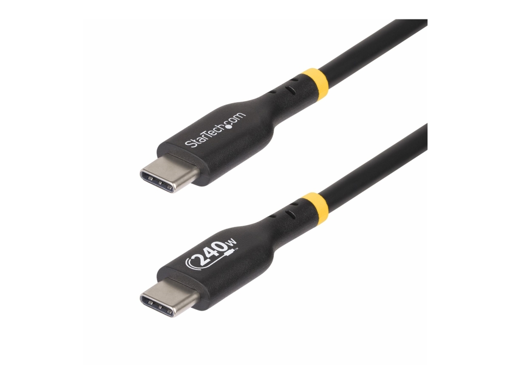 Startech 2M Usb C Charging Cable, Usb-If Certified Usb-C Cable, 240W - Usb-Kabel - Usb-C (Han) Til Usb-C (Han) - Usb 2.0 - 48 V - 5 A - 2 M - Forlæng