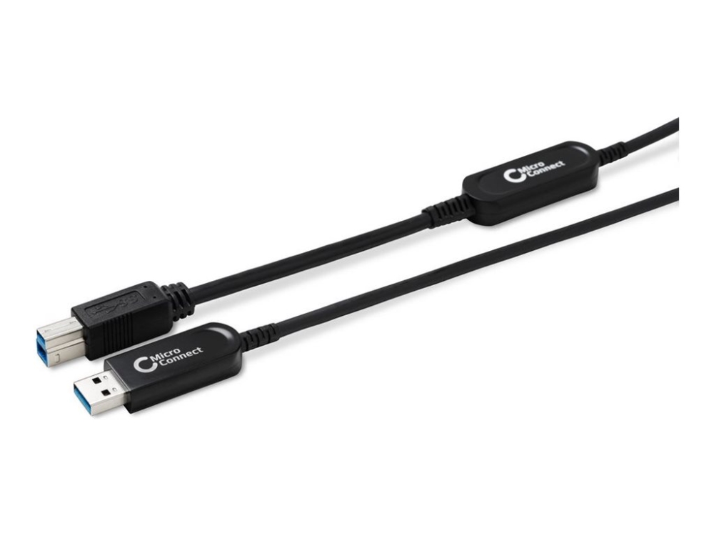 Microconnect Mc-Usb3.0Ab25op, 25 M, Usb A, Usb B, Usb 3.2 Gen 2 (3.1 Gen 2), 10000 Mbit/S, Schwarz
