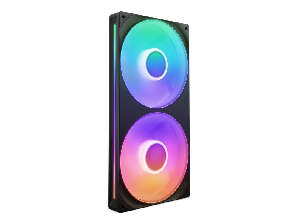 NZXT F Series F280 RGB Core - Enkeltramme-blæserenhed - 140 mm - hvidmatteret