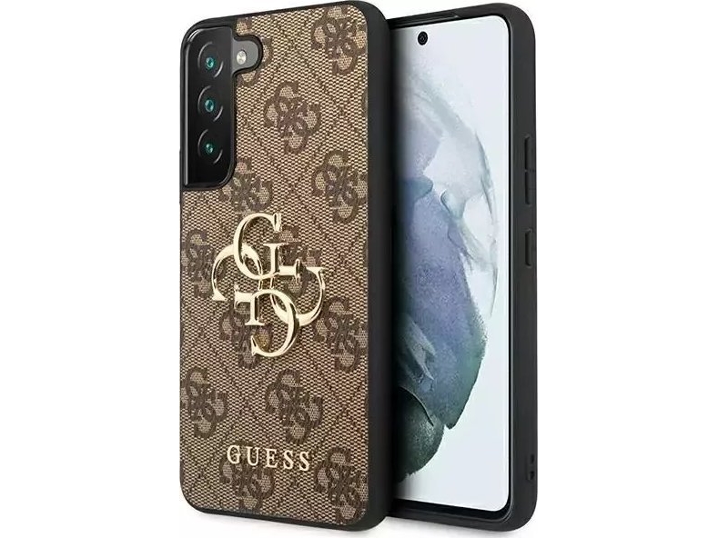 Guess Etui Guess Guhcs23s4gmgbr Do Samsung Galaxy S23 S911 Brzowy/brown Hardcase 4g Big Metal Logo