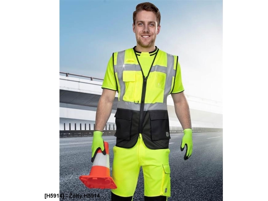 Ardon Ardon Signal - Mesh-Weste Für Manager - Gelb H5914 L