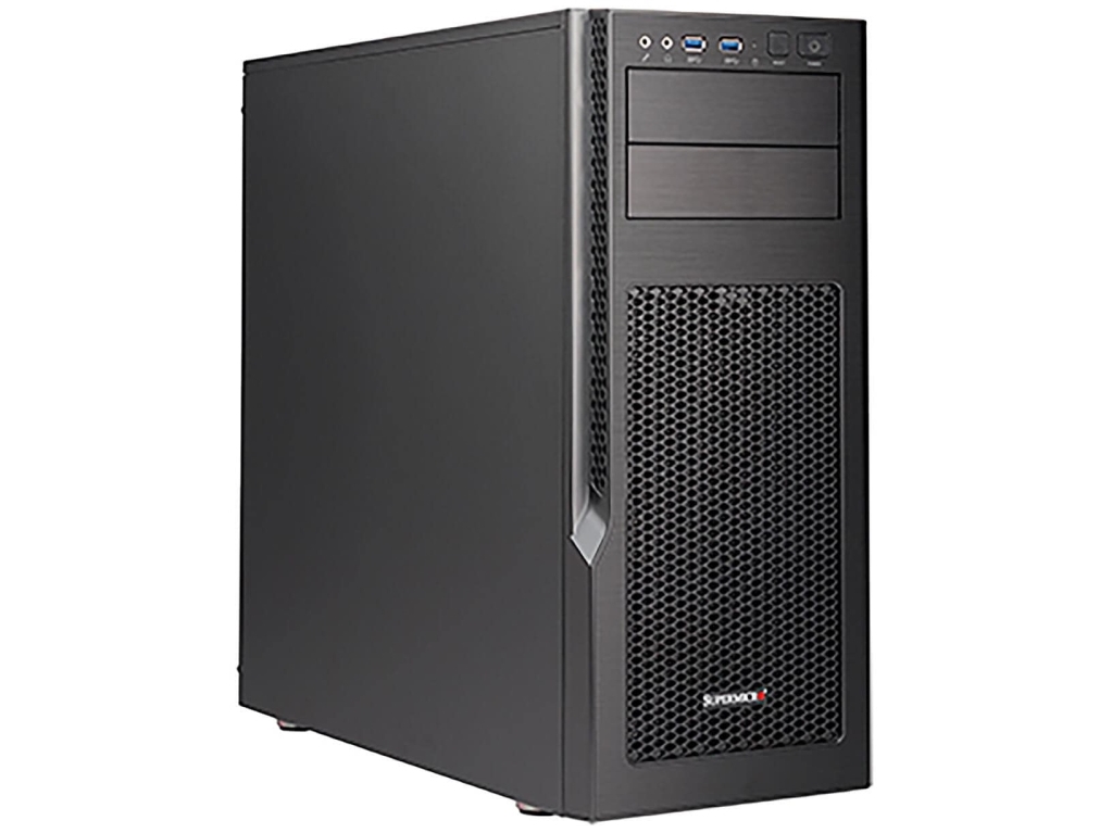Supermicro UP Workstation 530AD-I - Mid tower ingen CPU - RAM 0 GB - ingen HDD - ingen grafik - Gigabit Ethernet, 10 Gigabit Ethernet - inget OS - skärm: ingen - svart, grå | Datorer & Surfplattor - Stationära datorer - Barebones | GameStuff