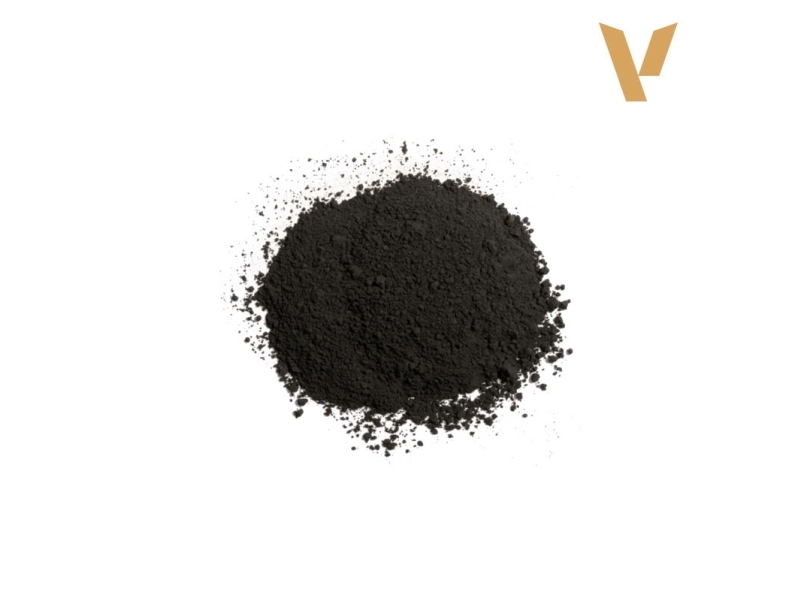 Vallejo 73.116, Kol, 35 ml, 1 styck, Carbon Black | Cement & Murbruk | GameStuff