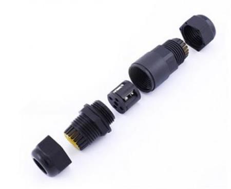 IP68 KABELSAMLARE, svart, för 5-9 mm kabeldiameter | Belysning - Tillbehör & reservdelar - Övriga | GameStuff