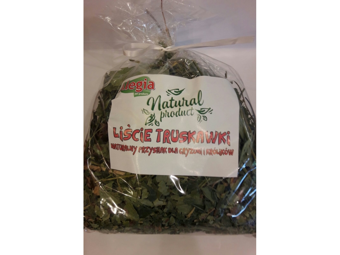 Alegia Strawberry Leaves - Godbidder Til Gnavere Og Kaniner - 90G