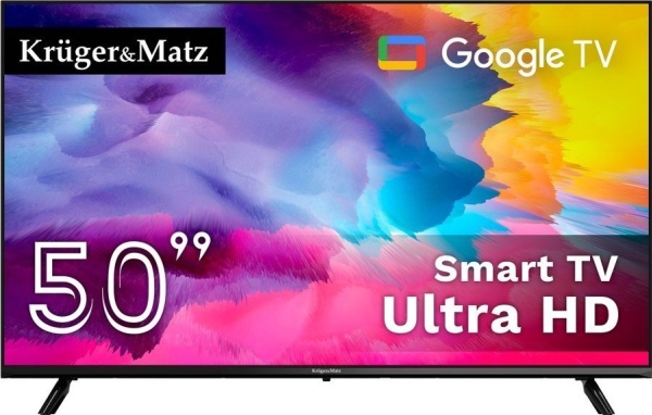 Kruger&Ampmatz Tv Kruger&Ampmatz 50" Uhd Google Tv Dvb-T2/T/C H.265 Hevc Tv