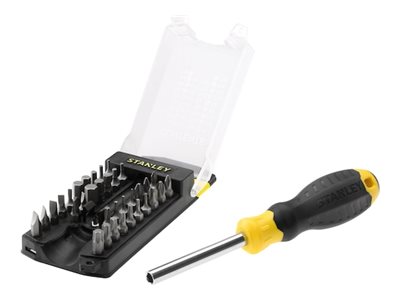 STANLEY - Skruetrækker med bitsæt - 34 stykker