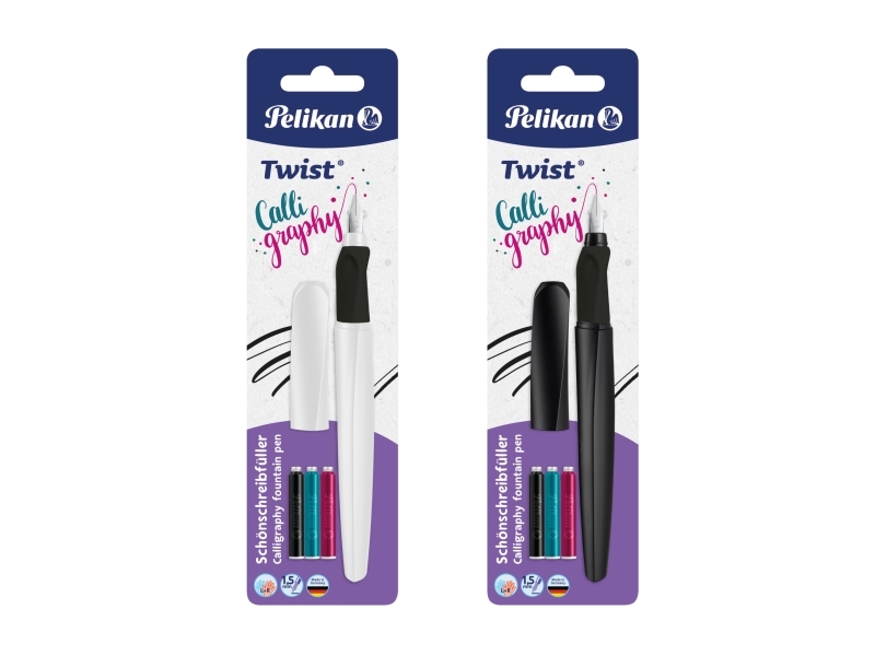 Pelikan 824606, Forskellige Farver, Påfyldningssystem Til Patron, Blå, Genanvendt Plast, Rustfrit Stål, Ambidextrous