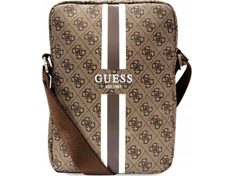 Guess 4G Stripes Tablet-Tasche 10" - Tablet Bag (Braun)