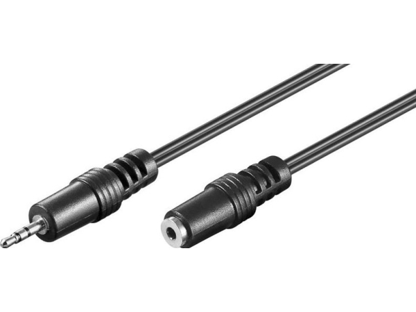 Premiumcord Strømkabel/Lydkabel Premiumcord 2,5 Mm Jack - Jack Forlængerkabel 5 M (M/F, Stereo)