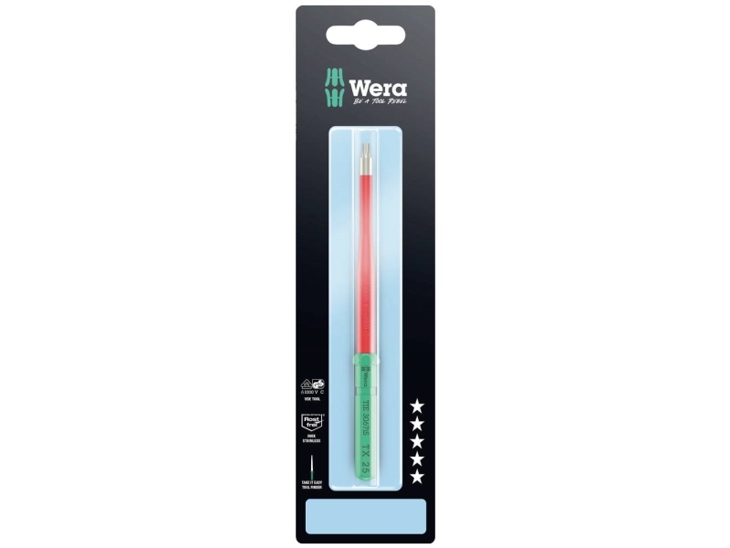 Wera Kraftform Kompakt VDE 3067 iS TX 25x157mm TIE SB Udskiftelig klinge TX 25