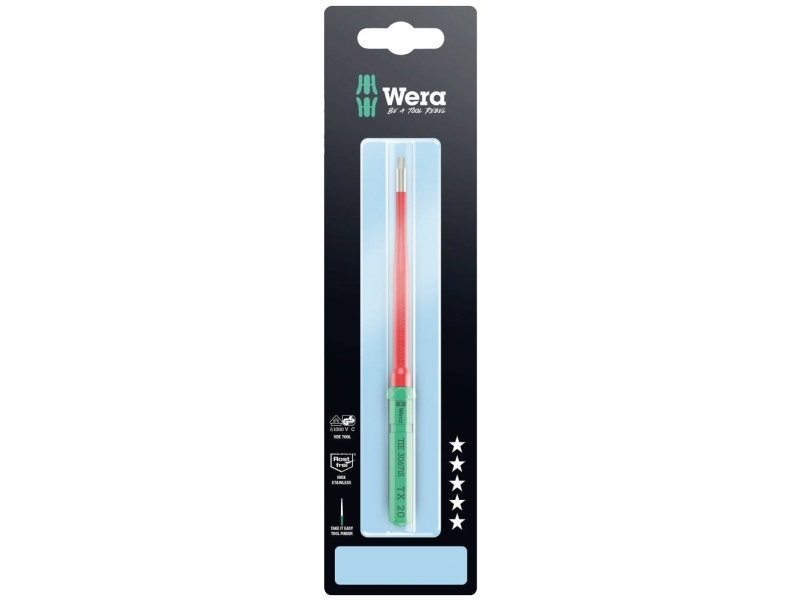 Wera Kraftform Kompakt VDE 3067 iS TX 20x157mm TIE SB Udskiftelig klinge TX 20