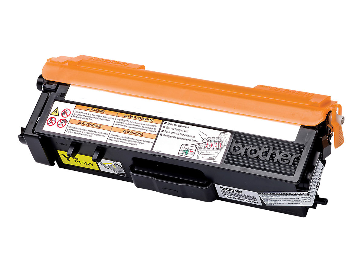 Brother Tonerkassette gul, 6.000 sider, høj kapacitet TN-328Y Modsvarer: N/A