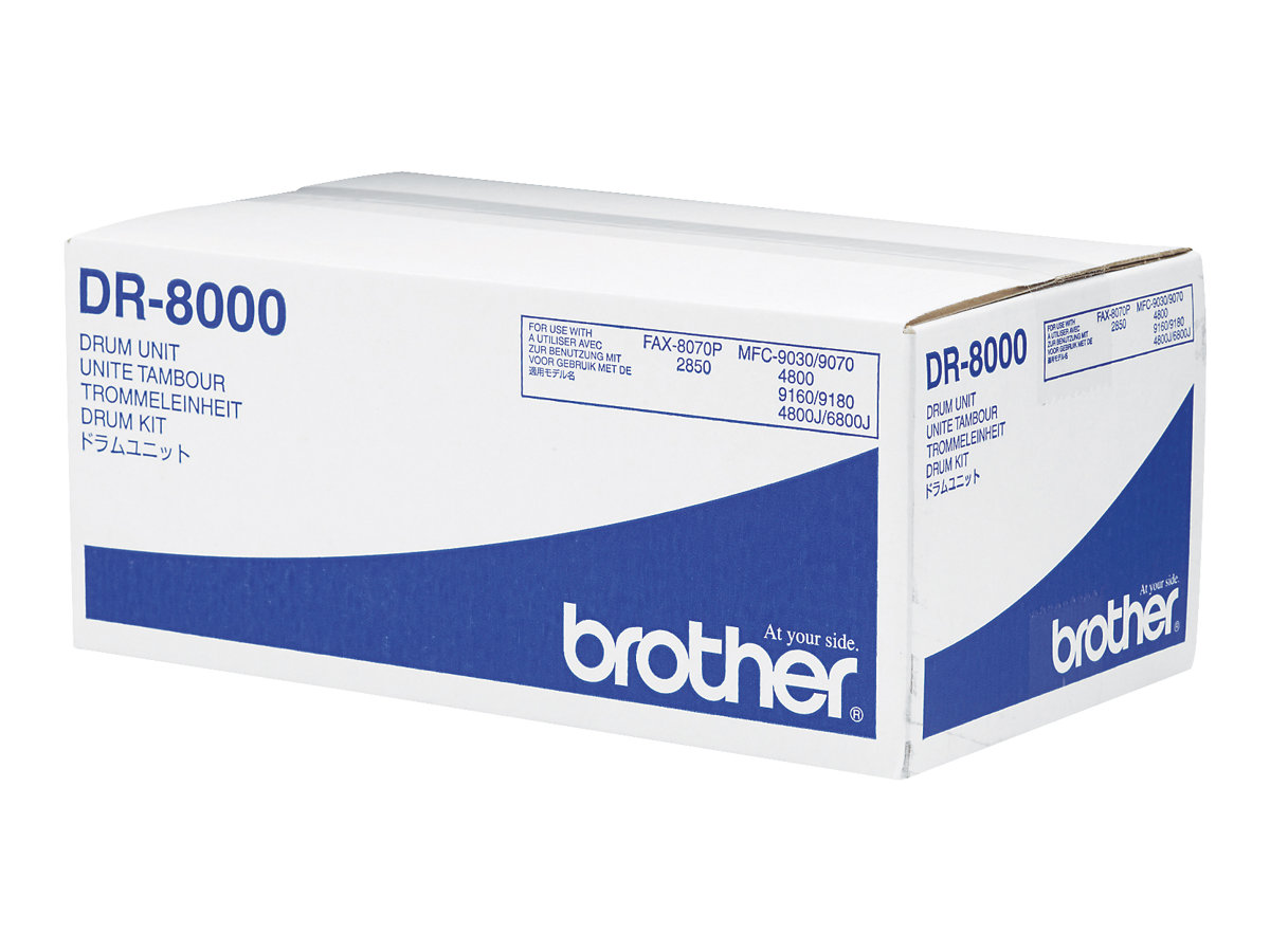 Brother Dr8000 - Original - Tromlekit - For Brother Mfc-4800, Mfc-4800J, Mfc-9030, Mfc-9070, Mfc-9160, Mfc-9180 Fax-2850, 8070P