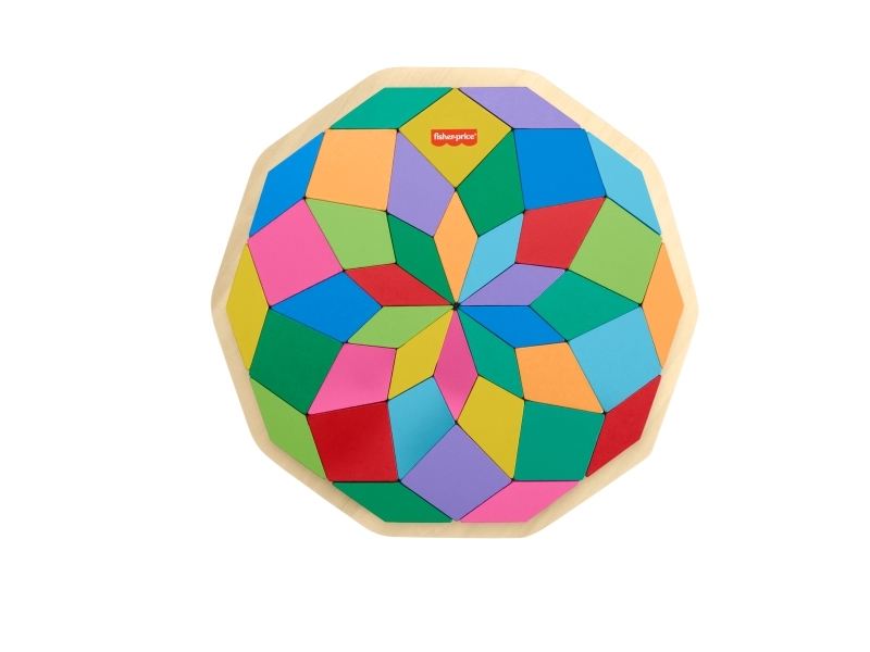 Mattel Fisher-Price Wooden Mandala Puzzle