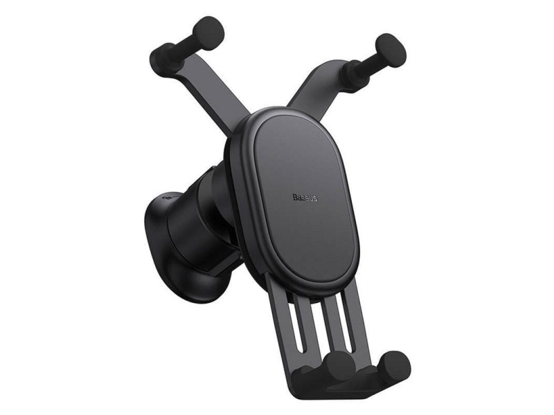 Baseus Bilholder Til Telefoner Med 5,4-6,7" Skærm Og Trådløs Opladning 15 W, Sort (6932172620264)