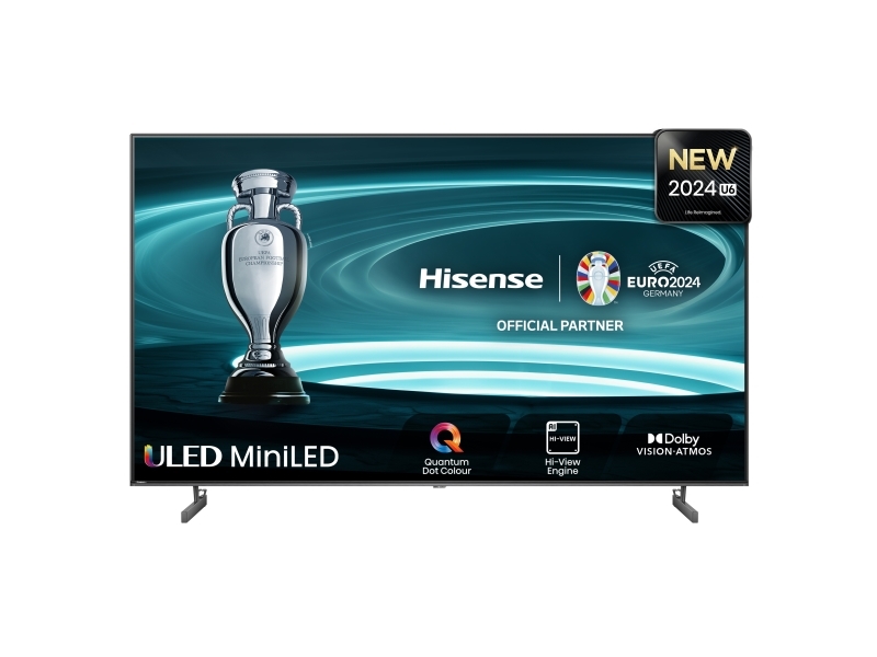 Hisense 65U6nq, 165,1 Cm (65"), 3840 X 2160 Pixels, Uled, Smart Tv, Wi-Fi, Grå