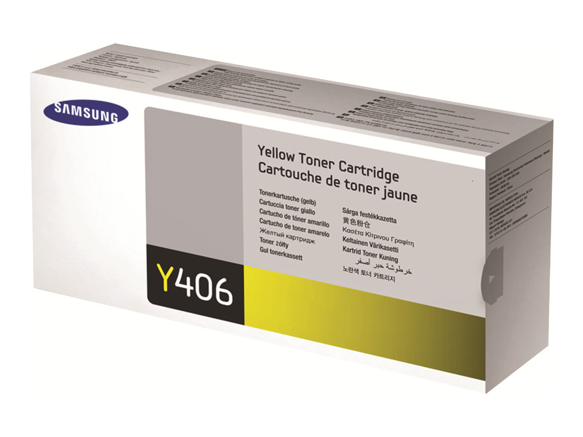 Samsung Clt-Y406s - Gul - Original - Tonerpatron - For Clp-360, 365, 368 Clx-3300, 3305, 3306 Xpress C460, C467