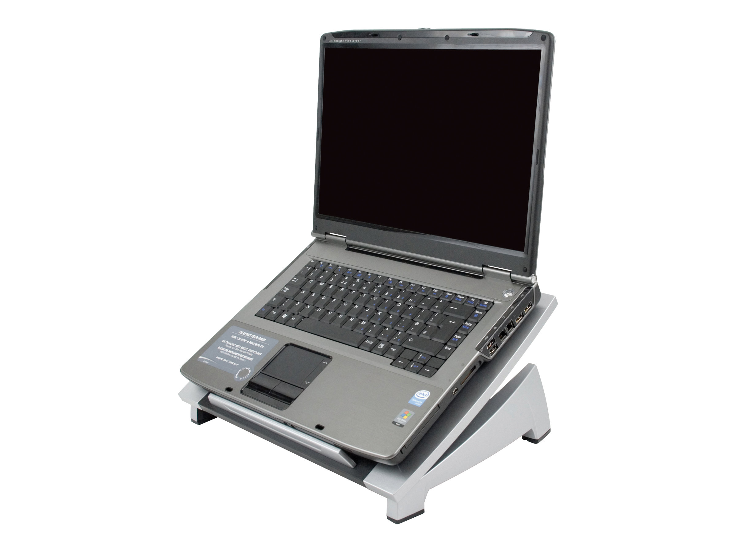 Fellowes Laptop Riser - Stander til notebook - sort, sølv