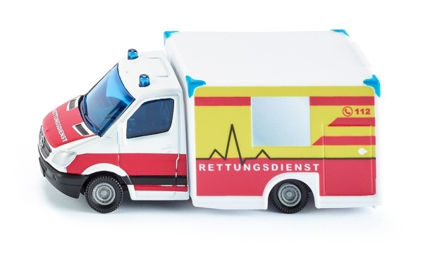 Siku 1536, Ambulance, 3 År, Metal, Plast, Rød, Hvid, Gul