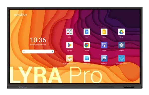 Newline TT-9823QA, 2,49 m (98), 2161 x 1216 mm, 450 cd/m², 1,07 miljarder färger, 3840 x 2160 pixlar, 4K Ultra HD | TV, Ljud & Bild - Projektor og Projektorduk - Interaktiva Whiteboards | GameStuff