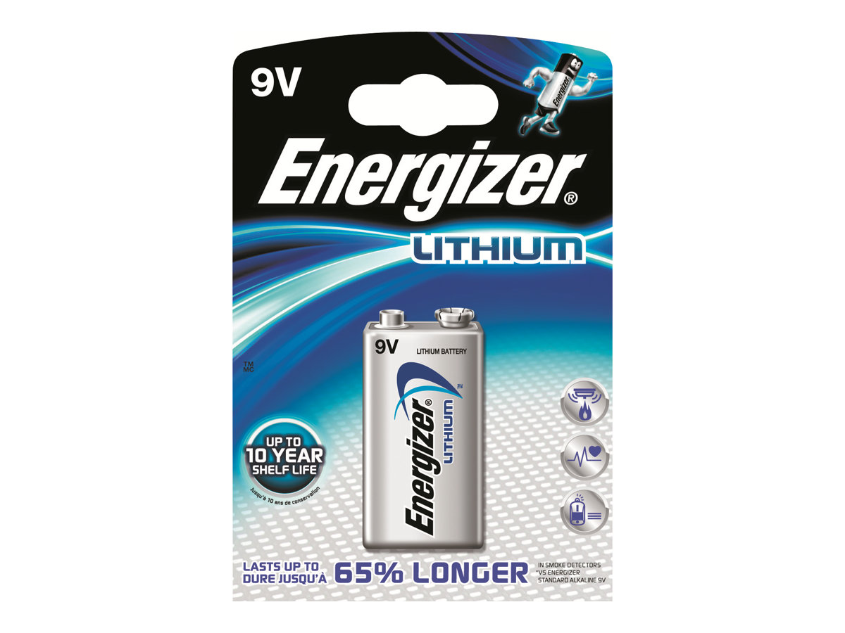 Batteri, Energizer Ultimate Lithium, 9V, 9 V, 1 Stk